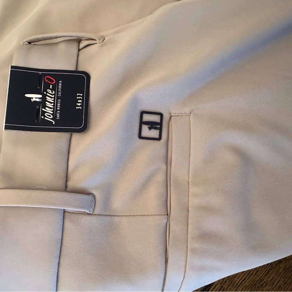 Johnnie-O Momentum Light Grey Slacks NWT - Picture 3 of 7